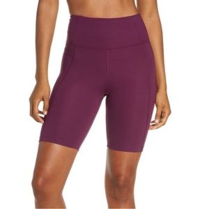 Girlfriend Collective Plum Bike Shorts